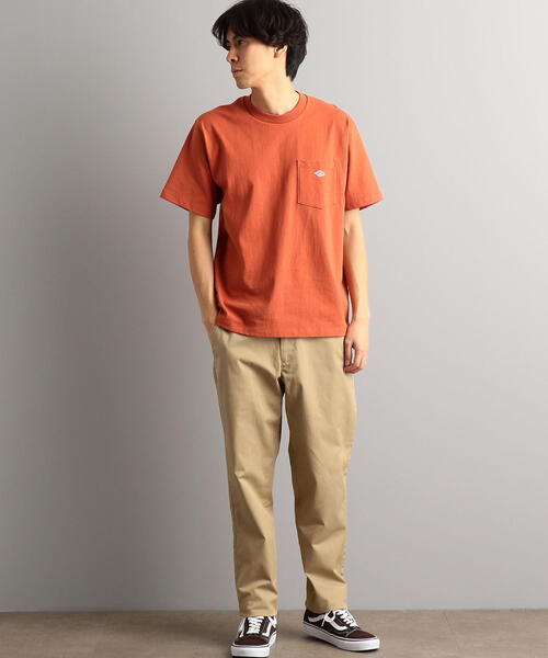 DANTON（ダントン）の「[ダントン] SC DANTON ロゴ ポケット Tシャツ（Tシャツ/カットソー・メンズ・その他1/ブラック/ホワイト/オレンジ系その他/ダークグリーン/ダークブラウン/ベージュ・40/38/42）」の22枚目の写真