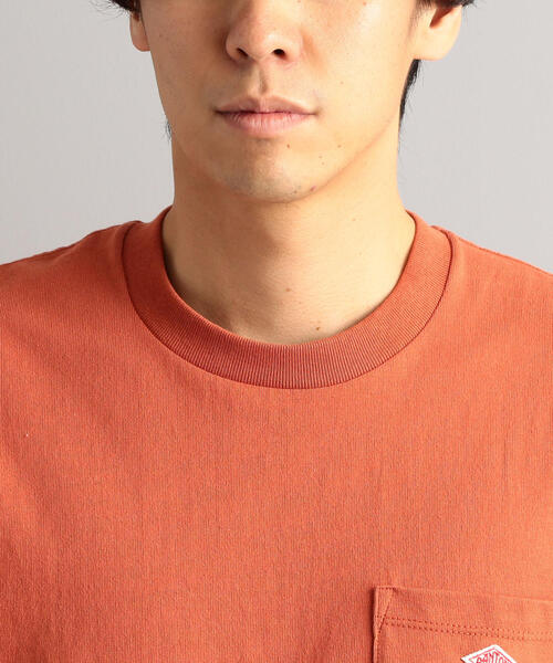 DANTON（ダントン）の「[ダントン] SC DANTON ロゴ ポケット Tシャツ（Tシャツ/カットソー・メンズ・その他1/ブラック/ホワイト/オレンジ系その他/ダークグリーン/ダークブラウン/ベージュ・40/38/42）」の13枚目の写真