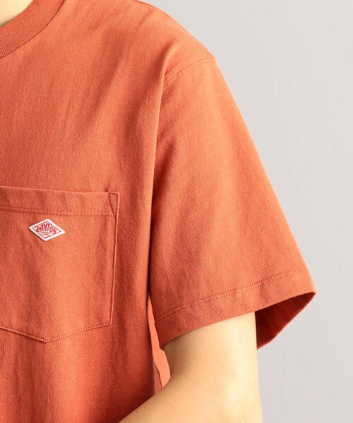 DANTON（ダントン）の「[ダントン] SC DANTON ロゴ ポケット Tシャツ（Tシャツ/カットソー・メンズ・その他1/ブラック/ホワイト/オレンジ系その他/ダークグリーン/ダークブラウン/ベージュ・40/38/42）」の14枚目の写真