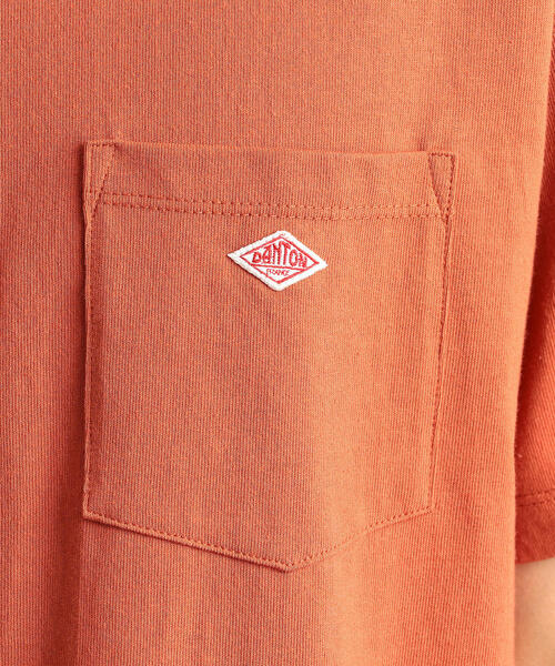 DANTON（ダントン）の「[ダントン] SC DANTON ロゴ ポケット Tシャツ（Tシャツ/カットソー・メンズ・その他1/ブラック/ホワイト/オレンジ系その他/ダークグリーン/ダークブラウン/ベージュ・40/38/42）」の17枚目の写真