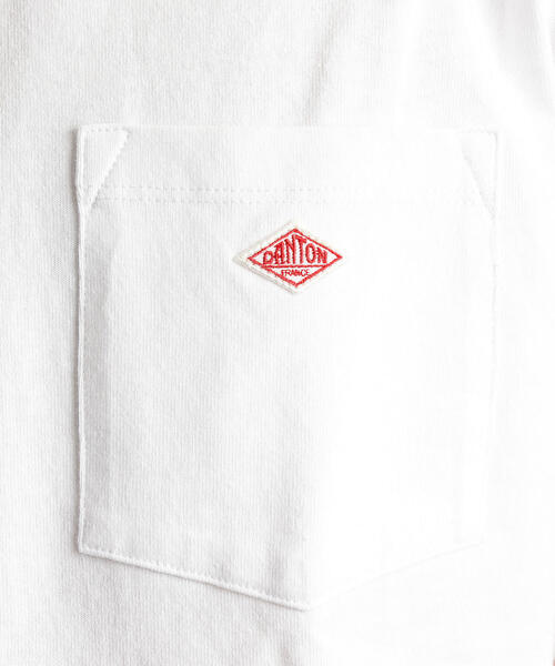 DANTON（ダントン）の「[ダントン] SC DANTON ロゴ ポケット Tシャツ（Tシャツ/カットソー・メンズ・その他1/ブラック/ホワイト/オレンジ系その他/ダークグリーン/ダークブラウン/ベージュ・40/38/42）」の8枚目の写真