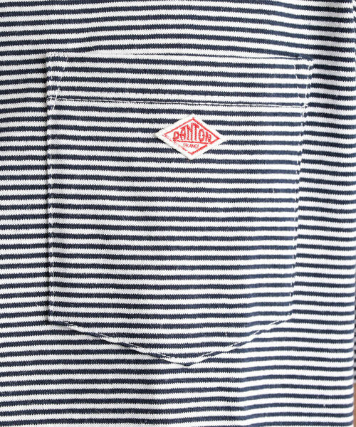 DANTON（ダントン）の「[ダントン] SC DANTON ロゴ ポケット Tシャツ（Tシャツ/カットソー・メンズ・その他1/ブラック/ホワイト/オレンジ系その他/ダークグリーン/ダークブラウン/ベージュ・40/38/42）」の9枚目の写真