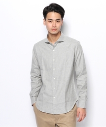 EDIFICE | シャンブレーネルカッタウェイシャツ(シャツ/ブラウス)