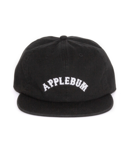 APPLEBUM（アップルバム）の「Arch Logo Flat 6 Panel Cap（キャップ・メンズ・ブラック/ネイビー・FREE）」の2枚目の写真