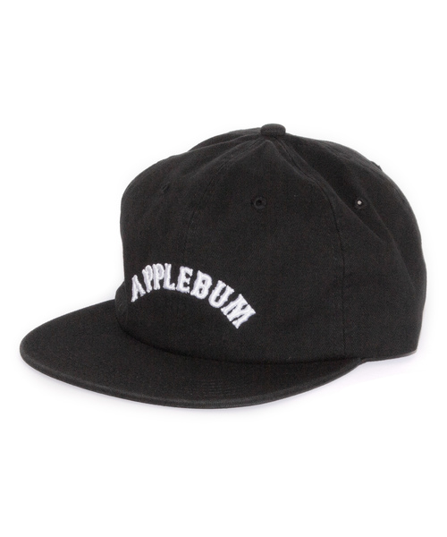 APPLEBUM（アップルバム）の「Arch Logo Flat 6 Panel Cap（キャップ・メンズ・ブラック/ネイビー・FREE）」の4枚目の写真