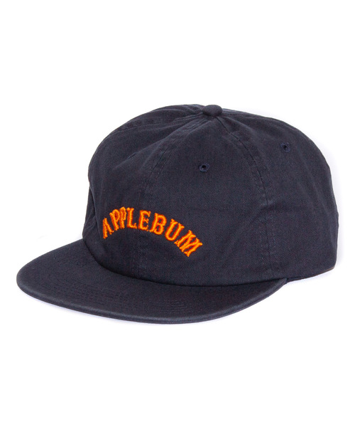 APPLEBUM（アップルバム）の「Arch Logo Flat 6 Panel Cap（キャップ・メンズ・ブラック/ネイビー・FREE）」の3枚目の写真