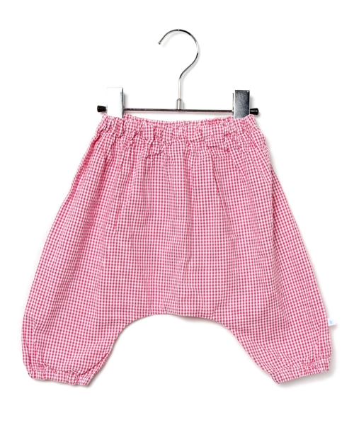 こども ビームス(コドモビームス)の「こども ビームス / ギンガム ベビーパンツ (60~90cm)(その他パンツ・キッズ・ブラック/レッド系その他/ブルー/パープル・60-70cm/80-90cm)」の1枚目の写真