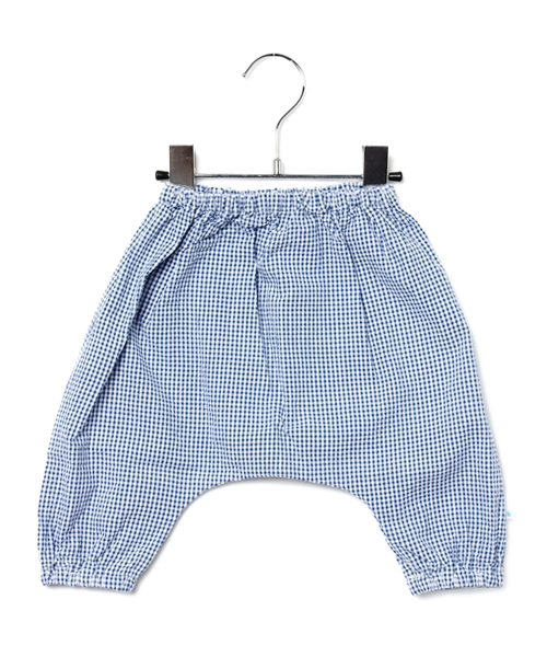 こども ビームス(コドモビームス)の「こども ビームス / ギンガム ベビーパンツ (60~90cm)(その他パンツ・キッズ・ブラック/レッド系その他/ブルー/パープル・60-70cm/80-90cm)」の3枚目の写真