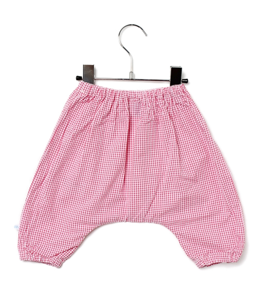 こども ビームス(コドモビームス)の「こども ビームス / ギンガム ベビーパンツ (60~90cm)(その他パンツ・キッズ・ブラック/レッド系その他/ブルー/パープル・60-70cm/80-90cm)」の5枚目の写真