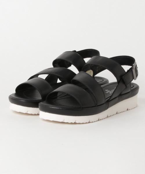 あしながおじさん（アシナガオジサン）の「〈あしながおじさん〉カジュアルサンダル（サンダル・レディース・イエロー/ブラック/ホワイト・S/L/LL/M）」の3枚目の写真