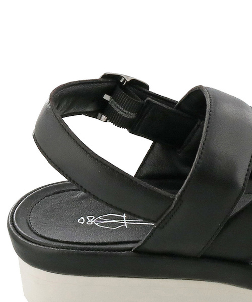 あしながおじさん（アシナガオジサン）の「〈あしながおじさん〉カジュアルサンダル（サンダル・レディース・イエロー/ブラック/ホワイト・S/L/LL/M）」の5枚目の写真