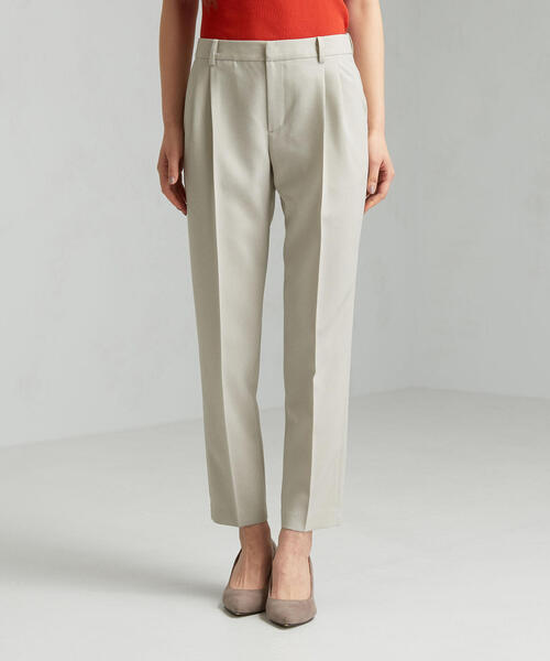 green label relaxing（グリーンレーベルリラクシング）の「[洗濯可能] ◆D リネコ タック ベルト パンツ（その他パンツ・レディース・ベージュ/ネイビー/オリーブ/オレンジ・44/46/40/38/42/36/34）」の13枚目の写真