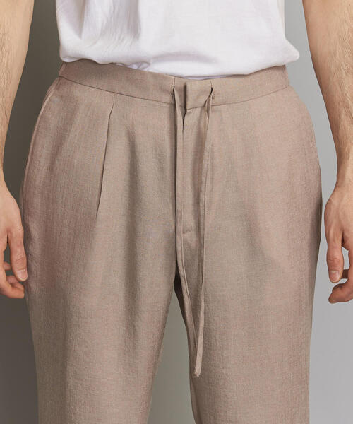 BEAUTY&YOUTH UNITED ARROWS（ビューティーアンドユースユナイテッドアローズ）の「BY リネンタッチ 1P ワイド イージーパンツ（その他パンツ・メンズ・ナチュラル/オリーブ/ブラック/ダークブラウン・X-LARGE/LARGE/MEDIUM/SMALL）」の19枚目の写真