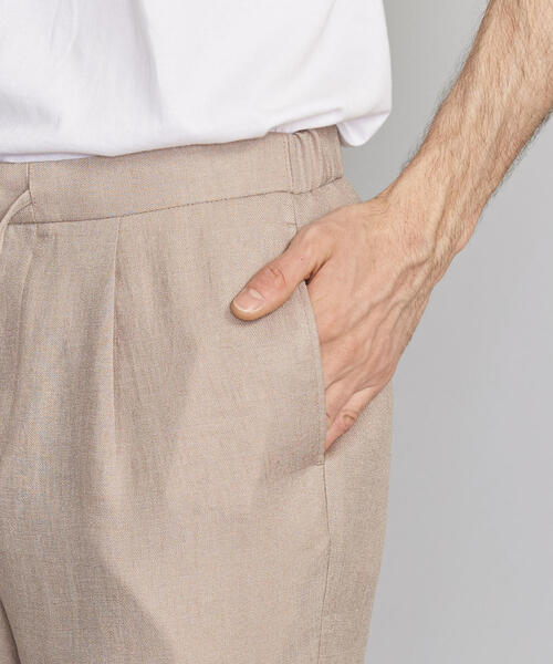 BEAUTY&YOUTH UNITED ARROWS（ビューティーアンドユースユナイテッドアローズ）の「BY リネンタッチ 1P ワイド イージーパンツ（その他パンツ・メンズ・ナチュラル/オリーブ/ブラック/ダークブラウン・X-LARGE/LARGE/MEDIUM/SMALL）」の20枚目の写真
