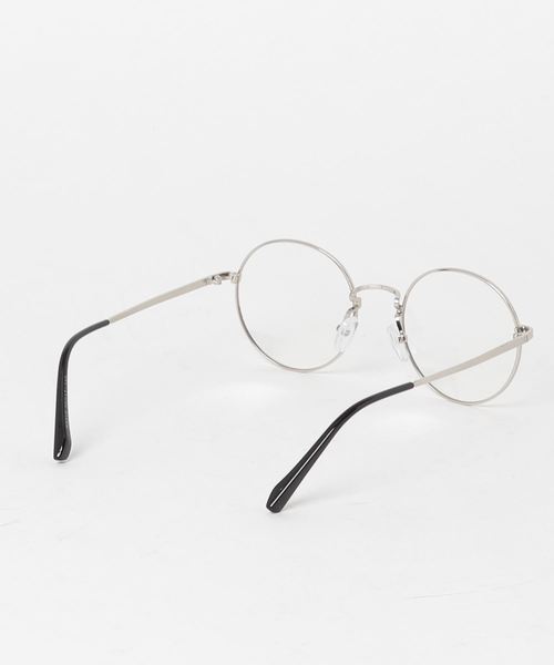 DING（ディング）の「DING/オーバルメガネ（メガネ・レディース・シルバー/ブラック・FREE）」の5枚目の写真