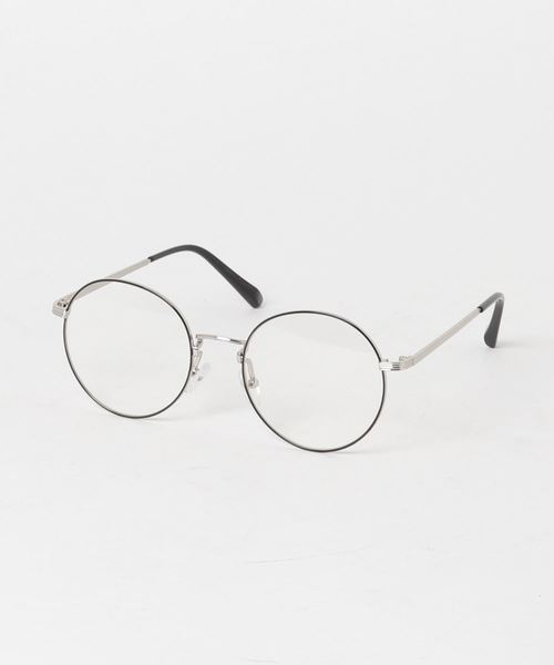 DING（ディング）の「DING/オーバルメガネ（メガネ・レディース・シルバー/ブラック・FREE）」の7枚目の写真