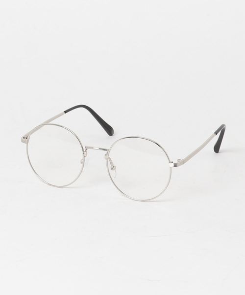 DING（ディング）の「DING/オーバルメガネ（メガネ・レディース・シルバー/ブラック・FREE）」の6枚目の写真