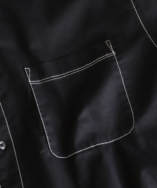 Confirm（コンファーム）の「Confirm / コンファーム ステッチ配色ビッグシルエットシャツ（シャツ/ブラウス・メンズ・ホワイト/ブラック/ベージュ・M/L）」の5枚目の写真