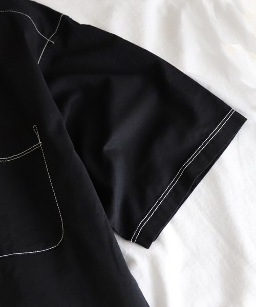 Confirm（コンファーム）の「Confirm / コンファーム ステッチ配色ビッグシルエットシャツ（シャツ/ブラウス・メンズ・ホワイト/ブラック/ベージュ・M/L）」の6枚目の写真