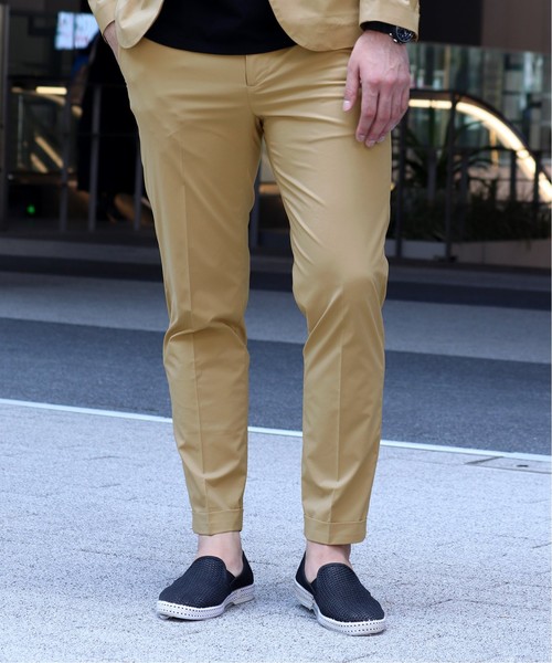 EDIFICE（エディフィス）の「MINOTECH ストレッチアンクルパンツ（スラックス・メンズ・ネイビー/ベージュ/ブラック・SMALL/MEDIUM/LARGE/X-LARGE）」の2枚目の写真