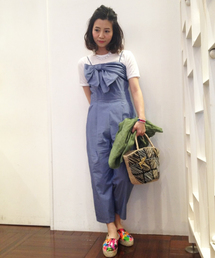 Another Edition | AE C/P リボン ALL IN ONE ◆(つなぎ/オールインワン)