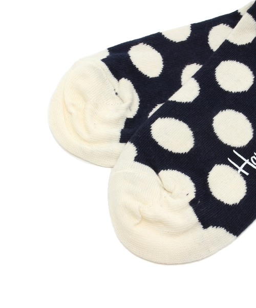 Happy Socks（ハッピーソックス）の「Big Dot　(ネイビー) BD01-608（ソックス/靴下・レディース・ネイビー・M-L/S-M）」の5枚目の写真