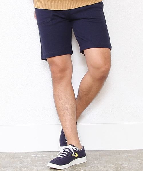 coen（コーエン）の「配色リラクシングスウェットショーツ（その他パンツ・メンズ・ダークグレー/ネイビー・MEDIUM/LARGE/SMALL/X-LARGE）」の2枚目の写真