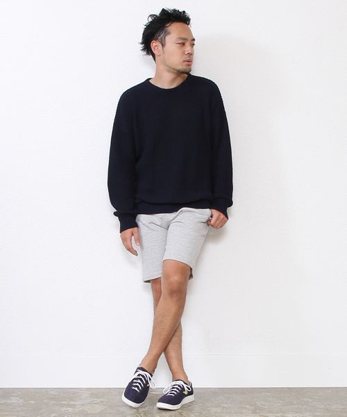 coen（コーエン）の「配色リラクシングスウェットショーツ（その他パンツ・メンズ・ダークグレー/ネイビー・MEDIUM/LARGE/SMALL/X-LARGE）」の9枚目の写真