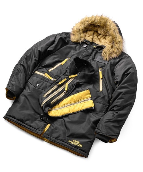 ALPHA（アルファ）の「ALPHA USA×WAIPER別注 N-3B INCLEMENT フライト