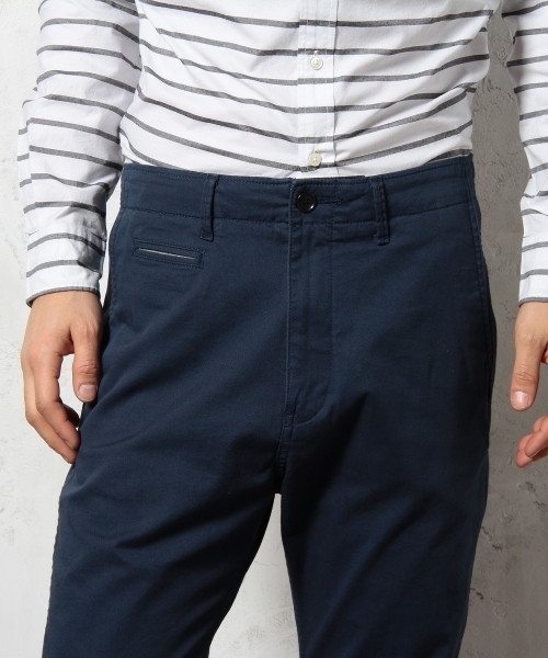 green label relaxing（グリーンレーベルリラクシング）の「[WEB限定]★★STRC CHINO TAPEREDパンツ　② ◆（チノパンツ・メンズ・ネイビー/ケリー/ベージュ/ブラック・LARGE/MEDIUM/X-LARGE/X-SMALL/SMALL）」の7枚目の写真