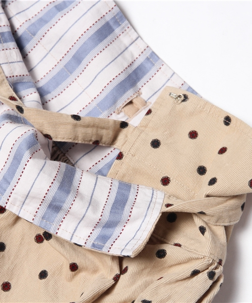 BEAMS BOY（ビームスボーイ）の「BEAMS BOY / プリントコール ブルガリアン スカート 14FW（スカート・レディース・ブラック/ベージュ/ワイン・ONE SIZE）」の10枚目の写真