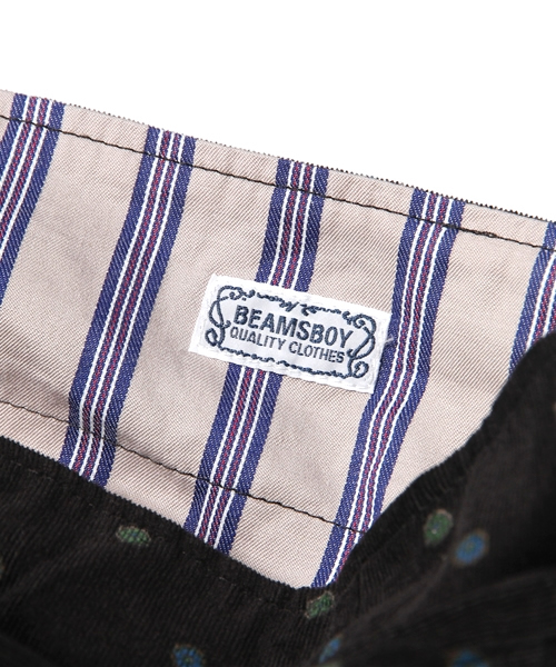 BEAMS BOY（ビームスボーイ）の「BEAMS BOY / プリントコール ブルガリアン スカート 14FW（スカート・レディース・ブラック/ベージュ/ワイン・ONE SIZE）」の12枚目の写真