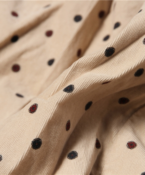 BEAMS BOY（ビームスボーイ）の「BEAMS BOY / プリントコール ブルガリアン スカート 14FW（スカート・レディース・ブラック/ベージュ/ワイン・ONE SIZE）」の13枚目の写真