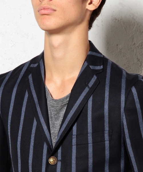 green label relaxing（グリーンレーベルリラクシング）の「□WOOL BOLD/ST BLZR ジャケット ◆（テーラードジャケット・メンズ・グレー/ネイビー・MEDIUM/X-LARGE/LARGE/SMALL）」の12枚目の写真