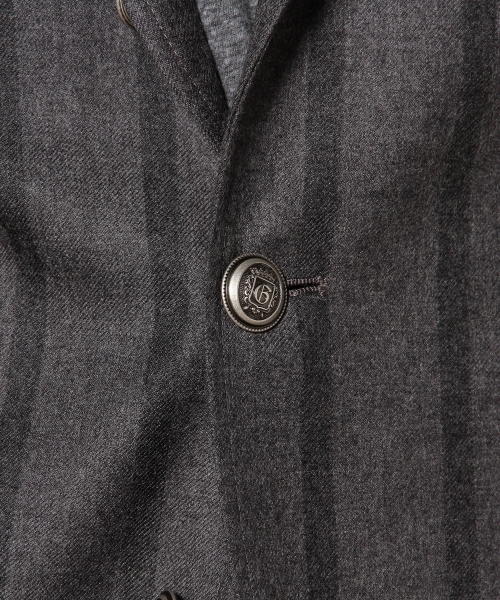 green label relaxing（グリーンレーベルリラクシング）の「□WOOL BOLD/ST BLZR ジャケット ◆（テーラードジャケット・メンズ・グレー/ネイビー・MEDIUM/X-LARGE/LARGE/SMALL）」の6枚目の写真