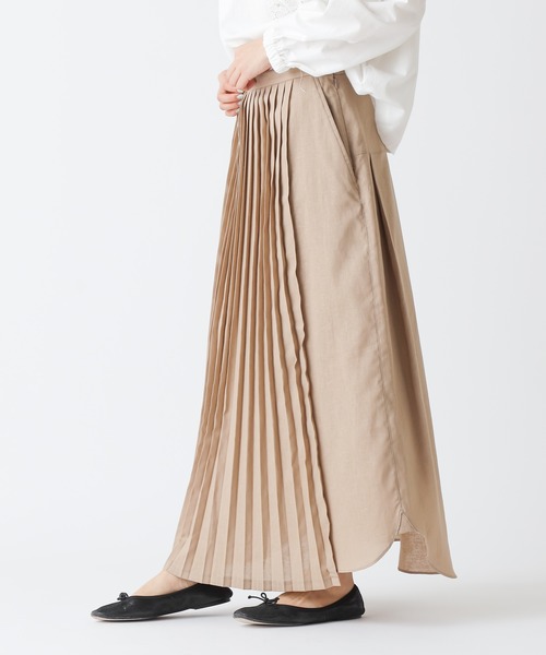PUAL CE CIN（ピュアルセシン）の「【Kanocoさん着用】ノアール プリーツスカート（スカート・レディース・ブラック/ベージュ・FREE）」の21枚目の写真