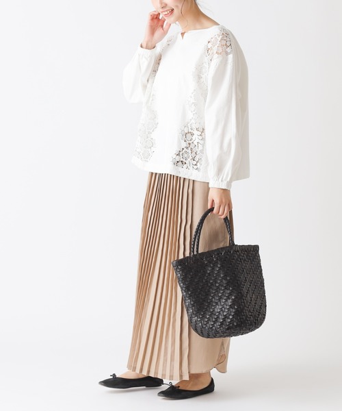 PUAL CE CIN（ピュアルセシン）の「【Kanocoさん着用】ノアール プリーツスカート（スカート・レディース・ブラック/ベージュ・FREE）」の19枚目の写真