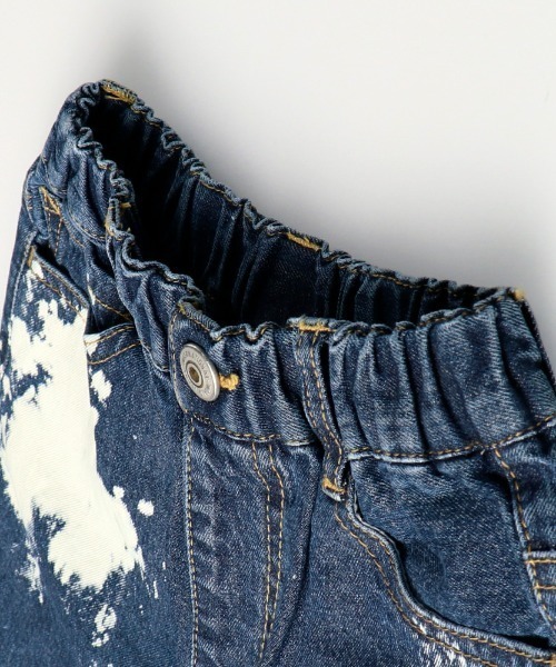 RADCHAP（ラッドチャップ）の「ブリーチデニムショートパンツ（デニムパンツ・キッズ・サックスブルー/ブルー・90cm/110cm/100cm/120cm/130cm/140cm/150cm）」の8枚目の写真