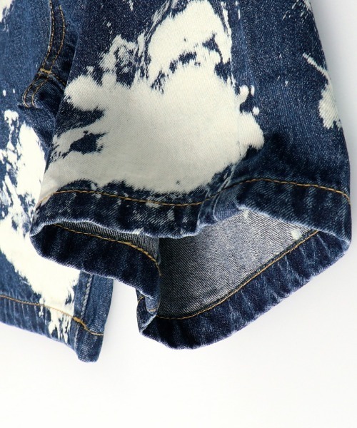 RADCHAP（ラッドチャップ）の「ブリーチデニムショートパンツ（デニムパンツ・キッズ・サックスブルー/ブルー・90cm/110cm/100cm/120cm/130cm/140cm/150cm）」の17枚目の写真