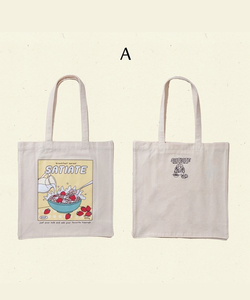 SpRay(スプレイ)の「プリントトートバック(トートバッグ・レディース・A/B/C/D/E/F/G/H・FREE)」の2枚目の写真