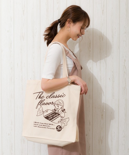 SpRay(スプレイ)の「プリントトートバック(トートバッグ・レディース・A/B/C/D/E/F/G/H・FREE)」の20枚目の写真