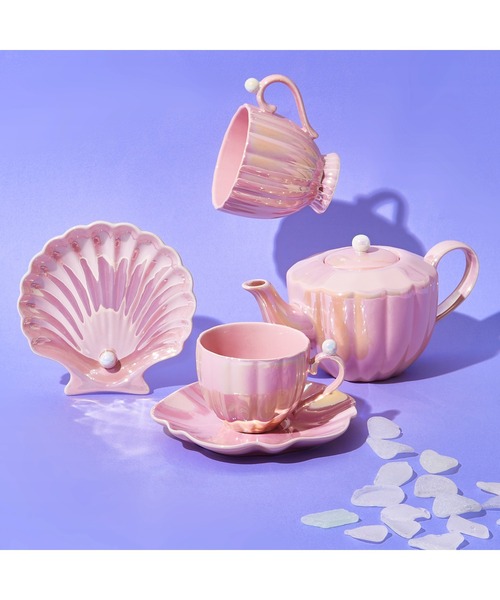 セール】オパールシェル プレート S ピンク（食器）｜Francfranc