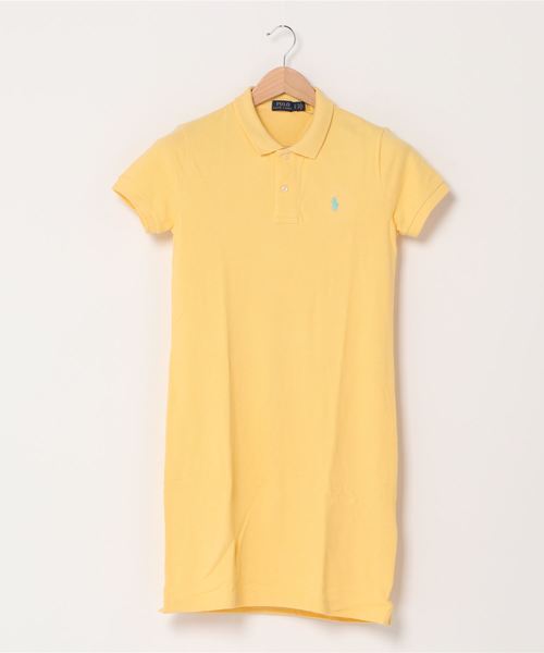 【POLO RALPH LAUREN】コットンメッシュ ★ ポロワンピース コットン メッシュ ポロドレス（ワンピース）｜POLO RALPH