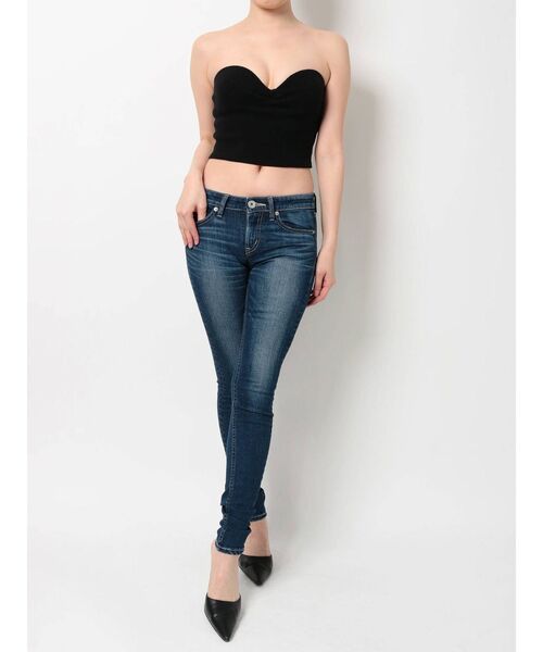 GYDA（ジェイダ）の「M/W STANDARDスキニーデニムパンツ（デニムパンツ・レディース・ブルー/インディゴブルー・X-SMALL/SMALL/MEDIUM）」の16枚目の写真