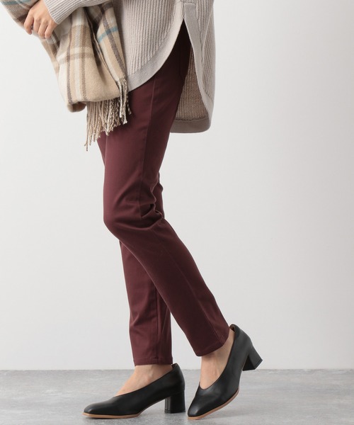 LEPSIM（レプシィム）の「ムジスリムパンツ20AW　882184（その他パンツ・レディース・チャコールグレー/ブラック/ボルドー/ライトオリーブ/グレイッシュベージュ・SMALL/MEDIUM/LARGE/LL/SS）」の5枚目の写真