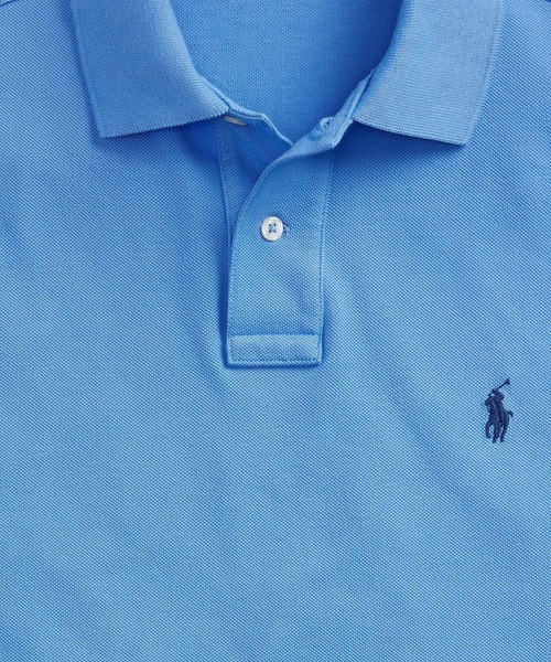 POLO RALPH LAUREN(ポロ ラルフ ローレン)の「アイコニック メッシュ ポロシャツ(ポロシャツ・メンズ・ブルー・LARGE/MEDIUM/SMALL/X-LARGE/X-SMALL/XX-LARGE)」の6枚目の写真