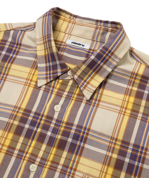 nimiru（ニミル）の「【セットアップ対応】パジャマチェックシャツ（シャツ/ブラウス・レディース・ベージュ系その他/グリーン系その他・FREE）」の18枚目の写真