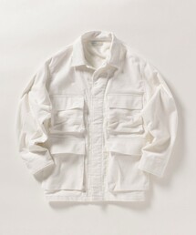 【SHIPS any別注】SANSE SANSE: ホワイト コーデュロイ ジャケット ANIKI◇