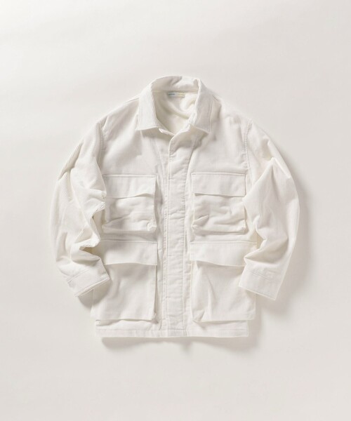 SHIPS any(シップス エニィ)の「【SHIPS any別注】SANSE SANSE: ホワイト コーデュロイ ジャケット ANIKI◇(ブルゾン・メンズ・ホワイト・MEDIUM/LARGE)」の9枚目の写真