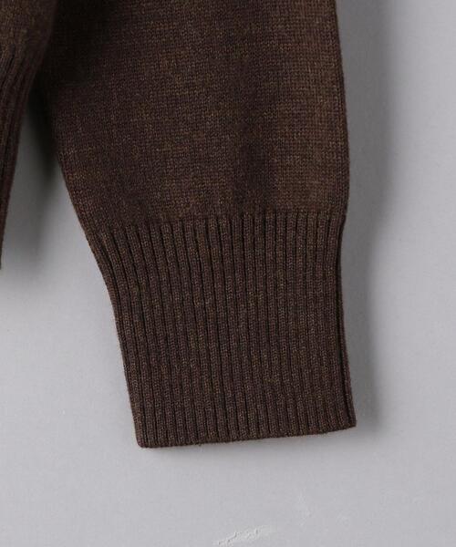 UNITED ARROWS（ユナイテッドアローズ）の「UWSC W/C/CA タートルネック ニット（ニット/セーター・レディース・オフホワイト/ダークブラウン/オレンジ・FREE）」の10枚目の写真